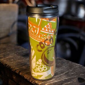 STARBUCKS 2006 16 oz Travel Cup Coco Agua Art Tumbler With Lid NEW